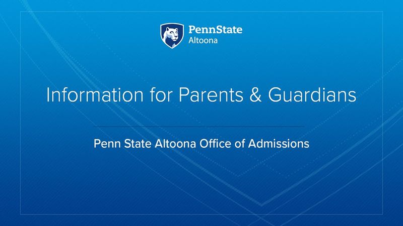 Admissions Information for Parents and Guardians